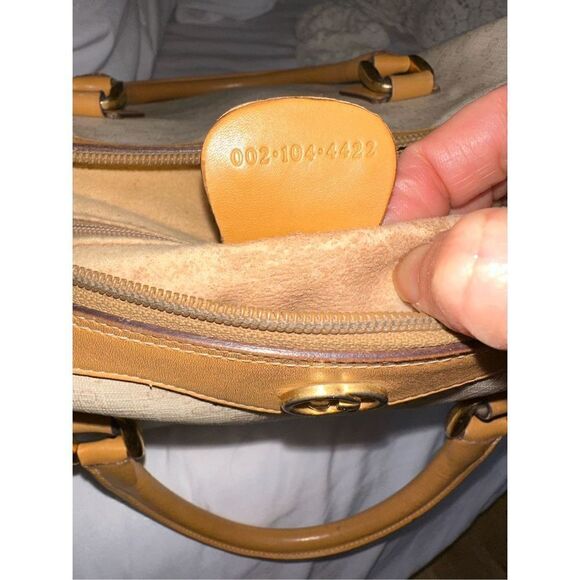 Gucci brown gg golden logo Boston bag - Picture 9 of 16